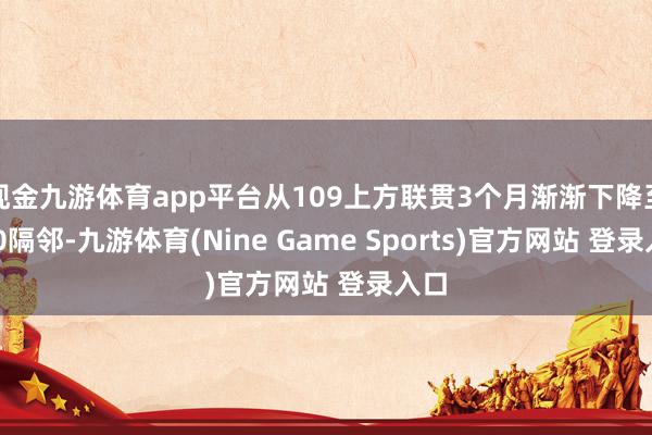 现金九游体育app平台从109上方联贯3个月渐渐下降至100隔邻-九游体育(Nine Game Sports)官方网站 登录入口